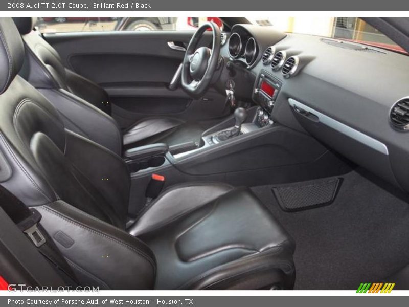 Brilliant Red / Black 2008 Audi TT 2.0T Coupe