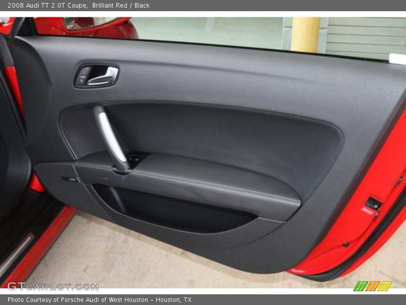 Brilliant Red / Black 2008 Audi TT 2.0T Coupe