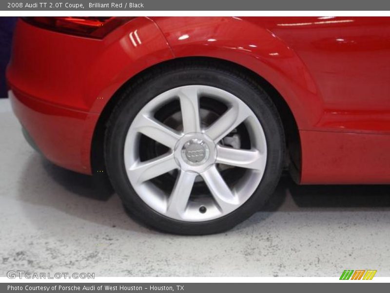 Brilliant Red / Black 2008 Audi TT 2.0T Coupe