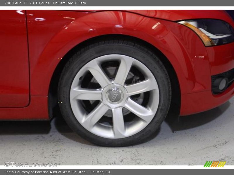 Brilliant Red / Black 2008 Audi TT 2.0T Coupe