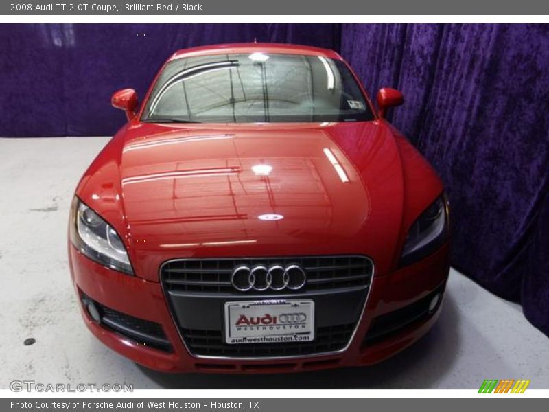 Brilliant Red / Black 2008 Audi TT 2.0T Coupe