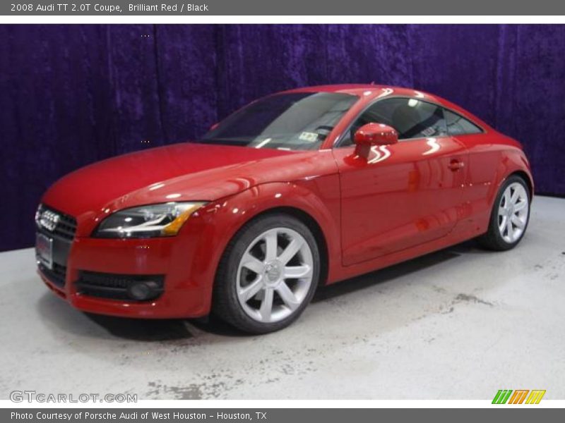 Brilliant Red / Black 2008 Audi TT 2.0T Coupe