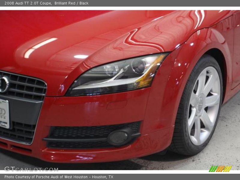 Brilliant Red / Black 2008 Audi TT 2.0T Coupe