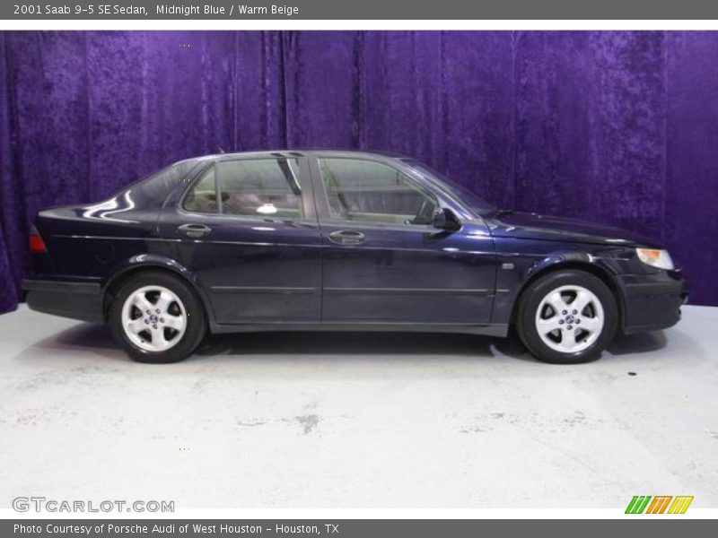 Midnight Blue / Warm Beige 2001 Saab 9-5 SE Sedan