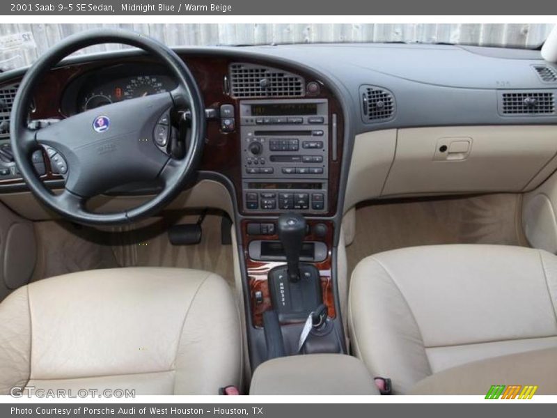 Midnight Blue / Warm Beige 2001 Saab 9-5 SE Sedan