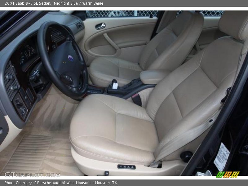Midnight Blue / Warm Beige 2001 Saab 9-5 SE Sedan