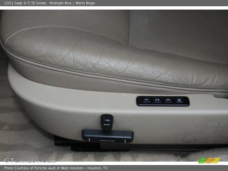 Midnight Blue / Warm Beige 2001 Saab 9-5 SE Sedan
