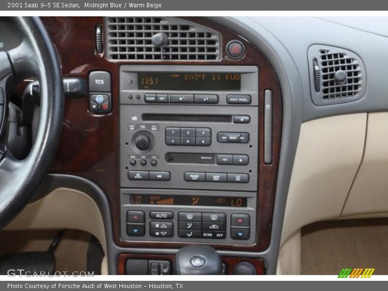 Midnight Blue / Warm Beige 2001 Saab 9-5 SE Sedan