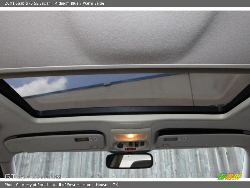 Midnight Blue / Warm Beige 2001 Saab 9-5 SE Sedan