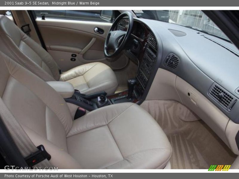 Midnight Blue / Warm Beige 2001 Saab 9-5 SE Sedan