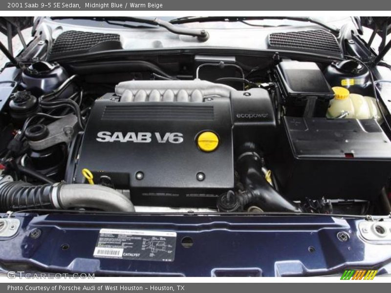 Midnight Blue / Warm Beige 2001 Saab 9-5 SE Sedan
