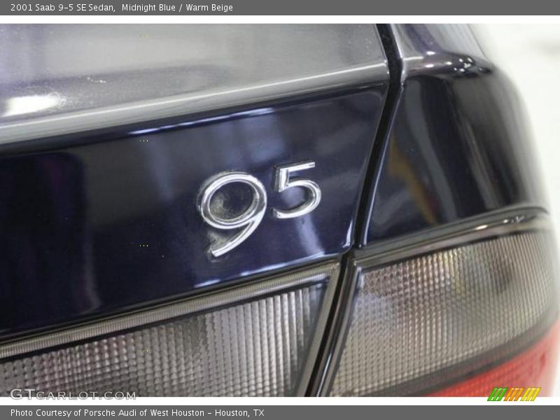 Midnight Blue / Warm Beige 2001 Saab 9-5 SE Sedan