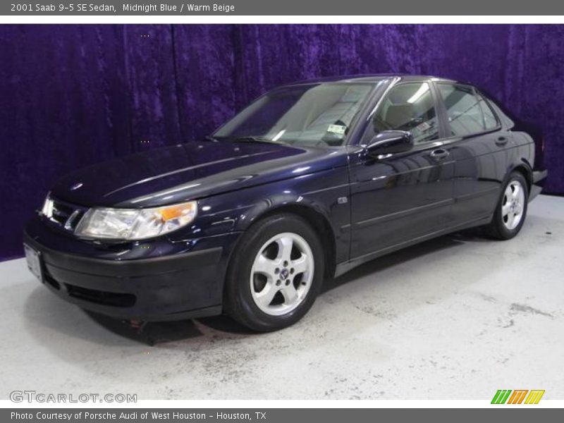 Midnight Blue / Warm Beige 2001 Saab 9-5 SE Sedan