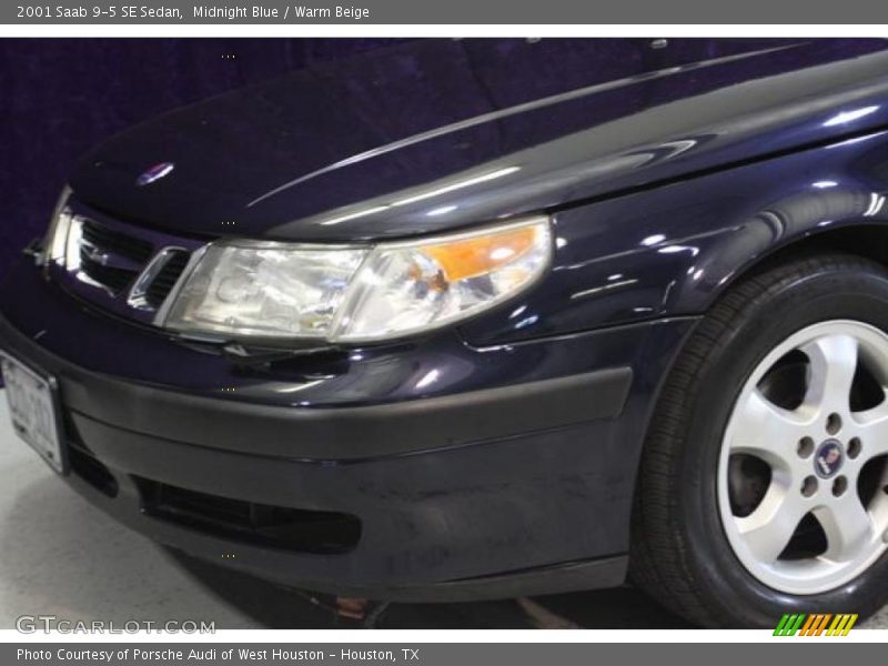 Midnight Blue / Warm Beige 2001 Saab 9-5 SE Sedan