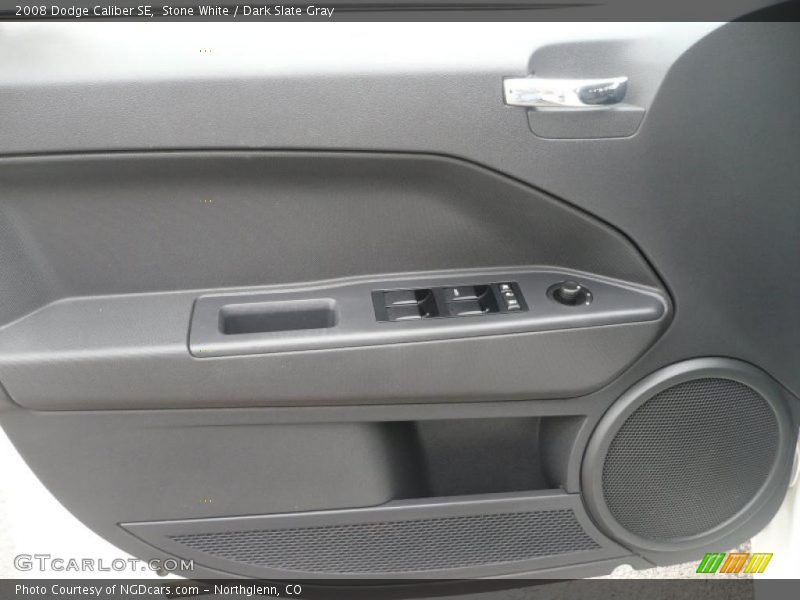 Stone White / Dark Slate Gray 2008 Dodge Caliber SE