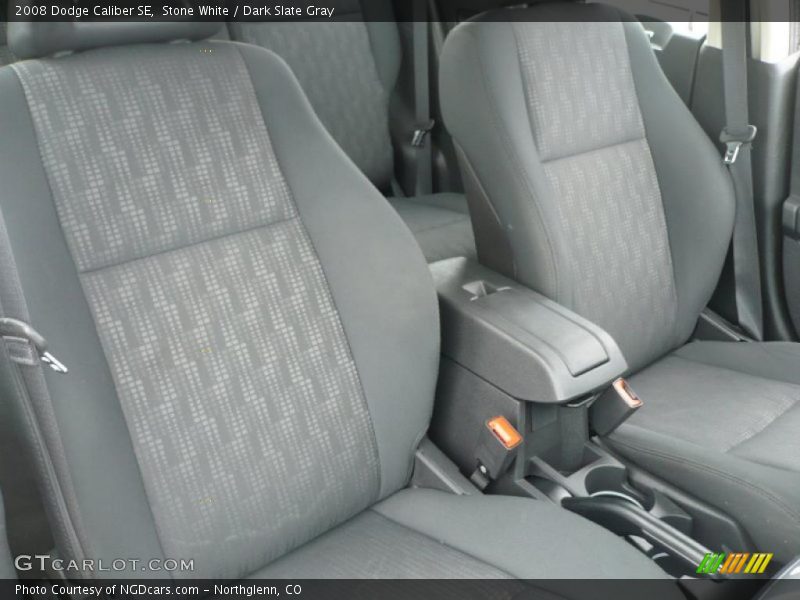 Stone White / Dark Slate Gray 2008 Dodge Caliber SE