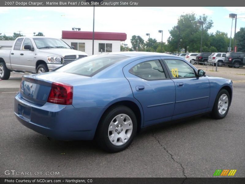 Marine Blue Pearl / Dark Slate Gray/Light Slate Gray 2007 Dodge Charger
