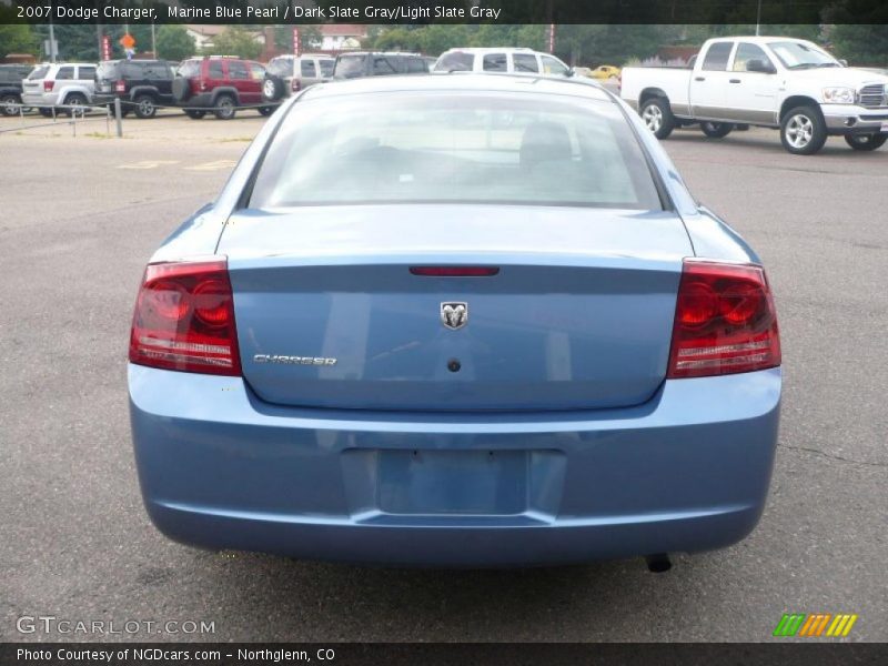Marine Blue Pearl / Dark Slate Gray/Light Slate Gray 2007 Dodge Charger