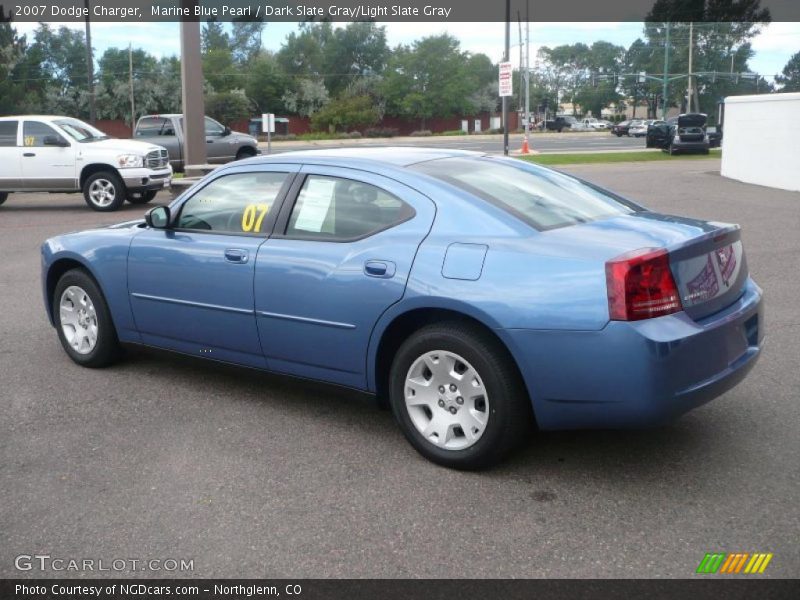 Marine Blue Pearl / Dark Slate Gray/Light Slate Gray 2007 Dodge Charger