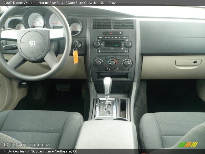 Marine Blue Pearl / Dark Slate Gray/Light Slate Gray 2007 Dodge Charger