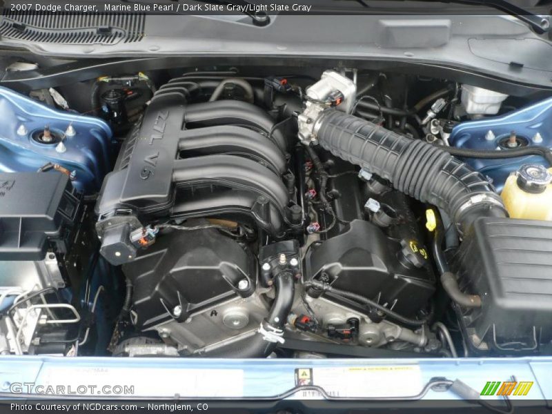 Marine Blue Pearl / Dark Slate Gray/Light Slate Gray 2007 Dodge Charger