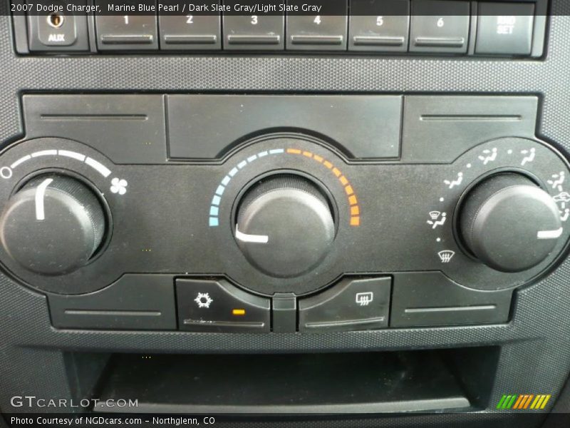 Marine Blue Pearl / Dark Slate Gray/Light Slate Gray 2007 Dodge Charger