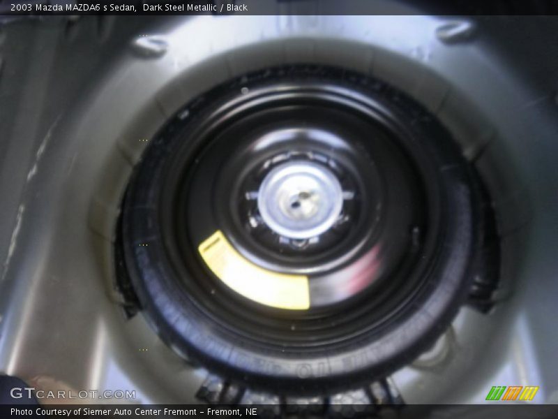 Dark Steel Metallic / Black 2003 Mazda MAZDA6 s Sedan