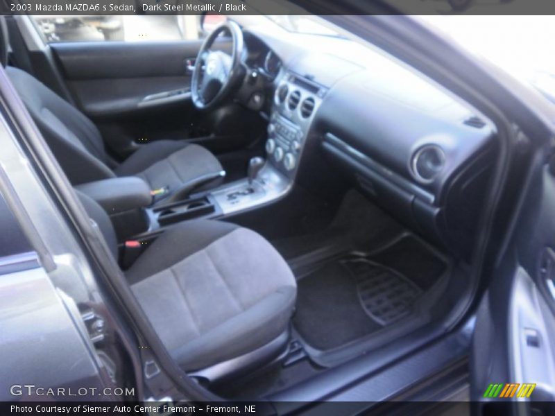 Dark Steel Metallic / Black 2003 Mazda MAZDA6 s Sedan