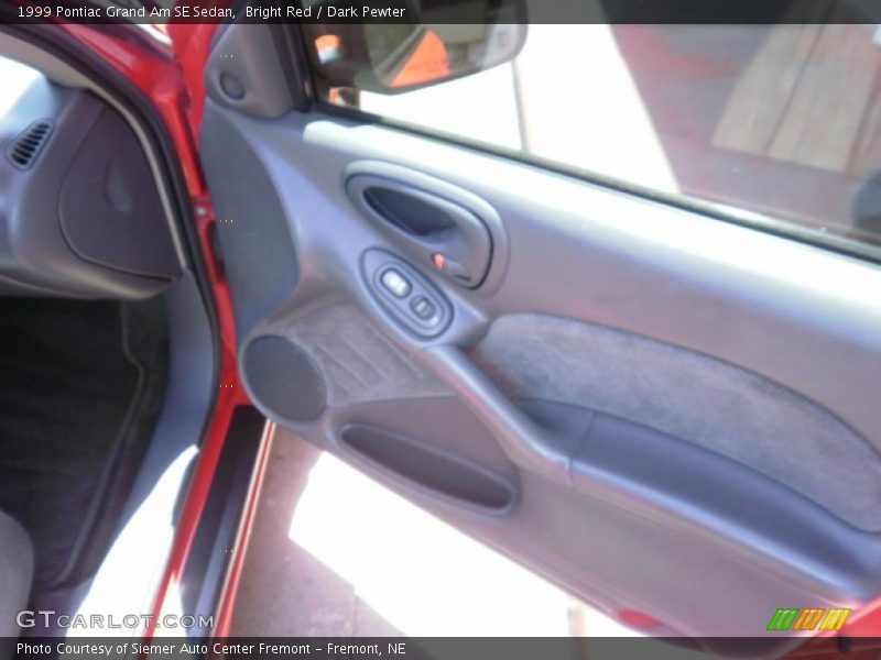 Bright Red / Dark Pewter 1999 Pontiac Grand Am SE Sedan