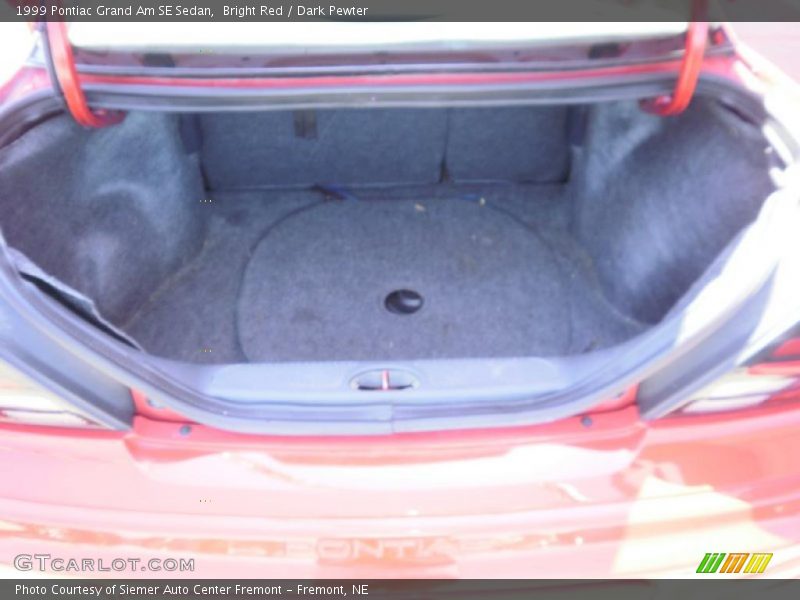 Bright Red / Dark Pewter 1999 Pontiac Grand Am SE Sedan