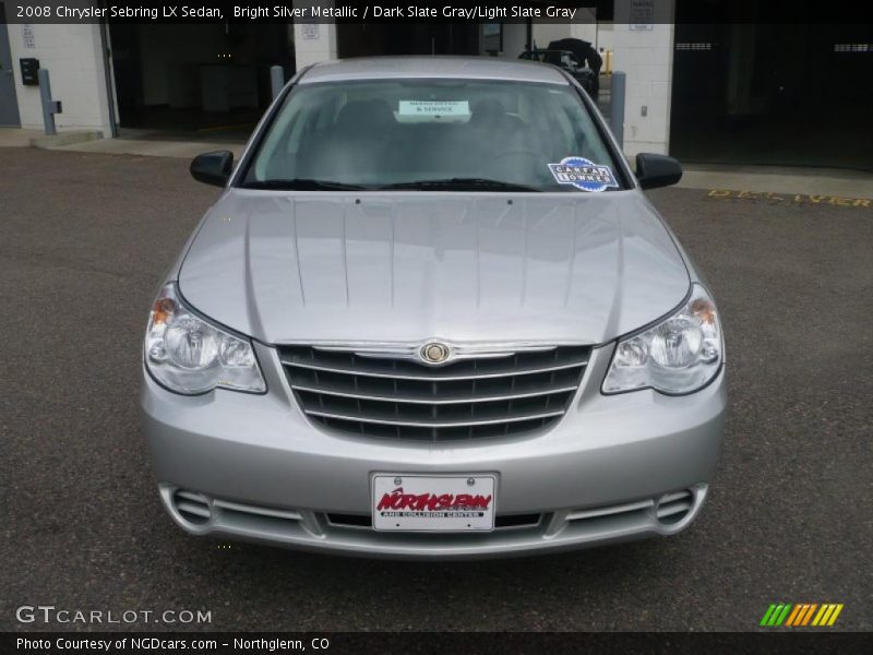 Bright Silver Metallic / Dark Slate Gray/Light Slate Gray 2008 Chrysler Sebring LX Sedan