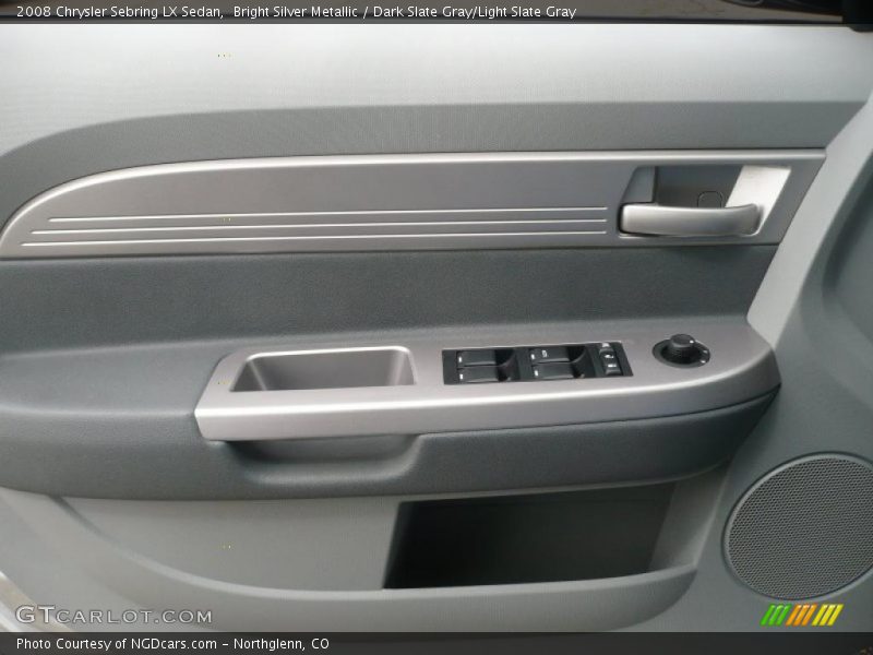 Bright Silver Metallic / Dark Slate Gray/Light Slate Gray 2008 Chrysler Sebring LX Sedan