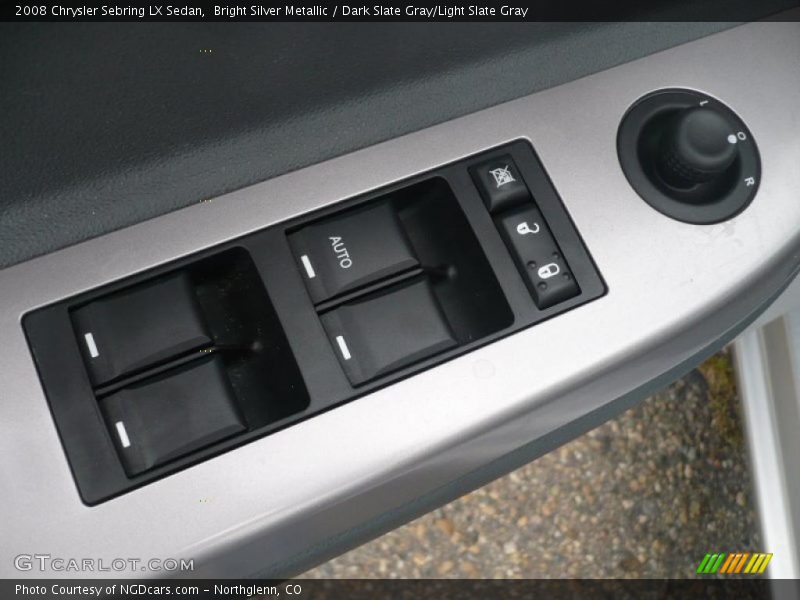 Bright Silver Metallic / Dark Slate Gray/Light Slate Gray 2008 Chrysler Sebring LX Sedan