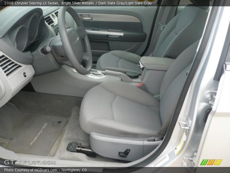Bright Silver Metallic / Dark Slate Gray/Light Slate Gray 2008 Chrysler Sebring LX Sedan