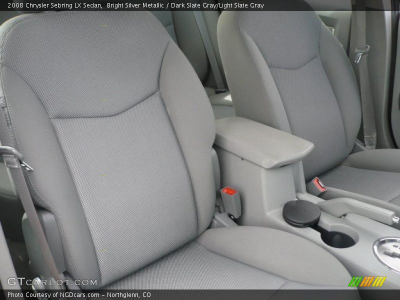 Bright Silver Metallic / Dark Slate Gray/Light Slate Gray 2008 Chrysler Sebring LX Sedan
