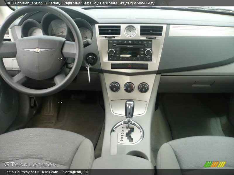 Bright Silver Metallic / Dark Slate Gray/Light Slate Gray 2008 Chrysler Sebring LX Sedan