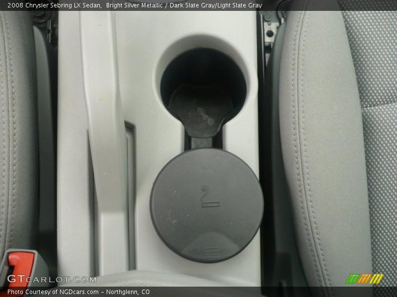 Bright Silver Metallic / Dark Slate Gray/Light Slate Gray 2008 Chrysler Sebring LX Sedan