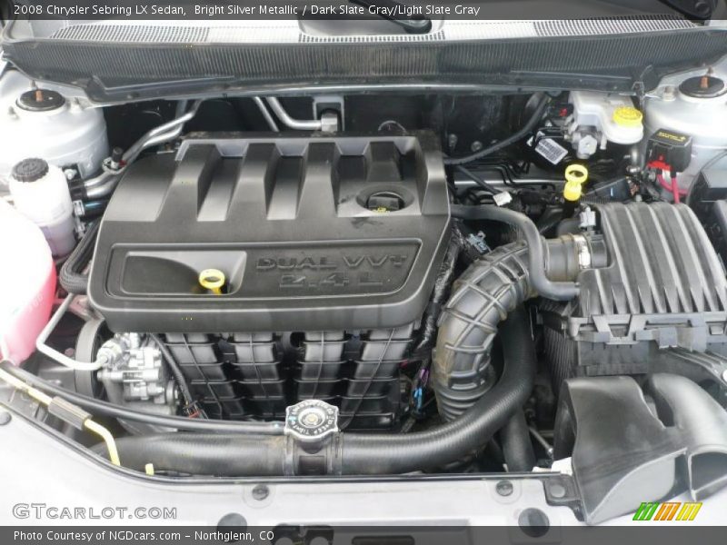 Bright Silver Metallic / Dark Slate Gray/Light Slate Gray 2008 Chrysler Sebring LX Sedan