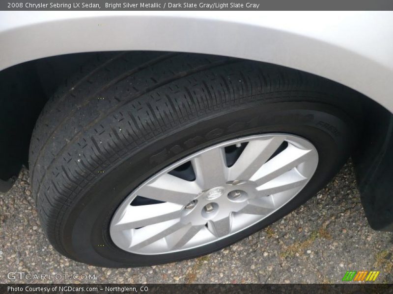 Bright Silver Metallic / Dark Slate Gray/Light Slate Gray 2008 Chrysler Sebring LX Sedan