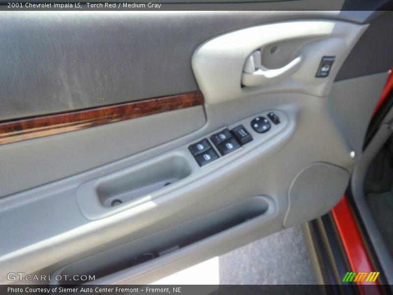 Torch Red / Medium Gray 2001 Chevrolet Impala LS