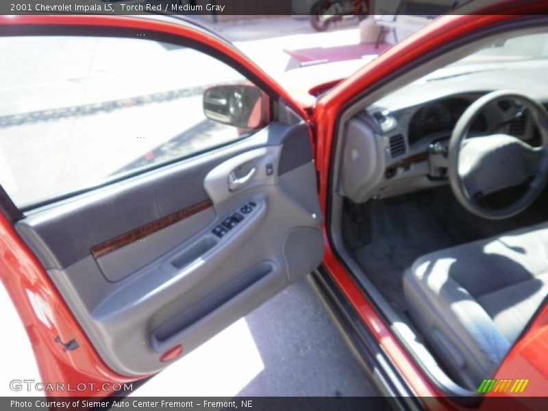 Torch Red / Medium Gray 2001 Chevrolet Impala LS
