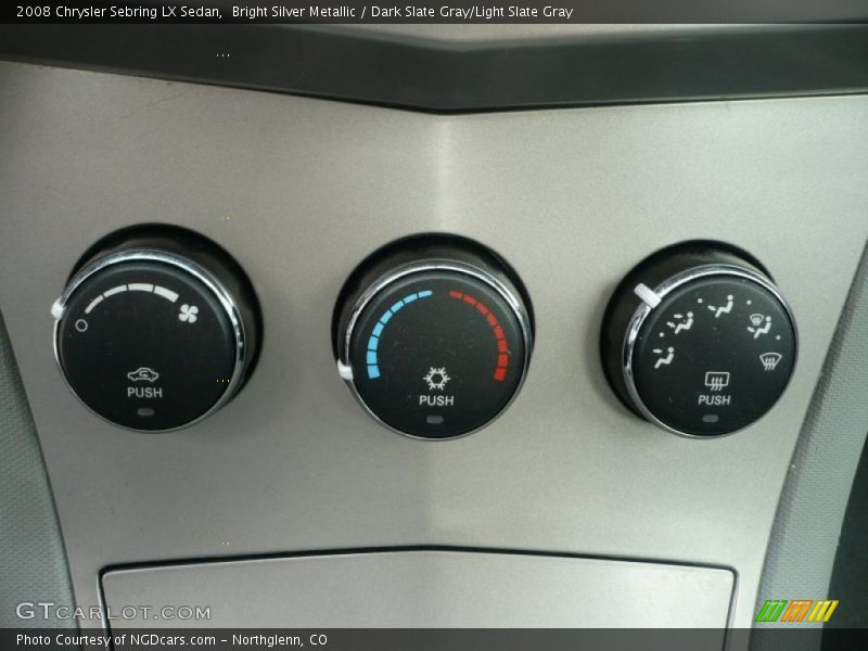 Bright Silver Metallic / Dark Slate Gray/Light Slate Gray 2008 Chrysler Sebring LX Sedan