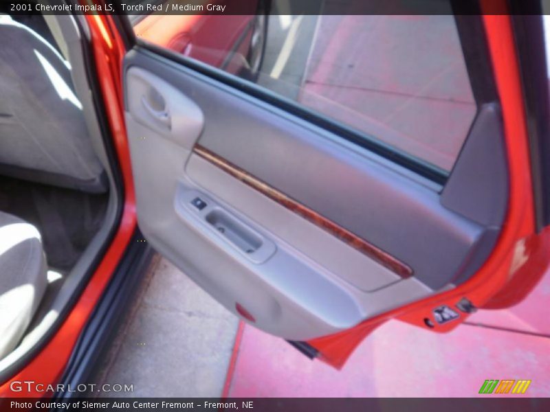 Torch Red / Medium Gray 2001 Chevrolet Impala LS