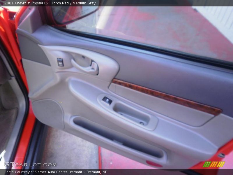 Torch Red / Medium Gray 2001 Chevrolet Impala LS
