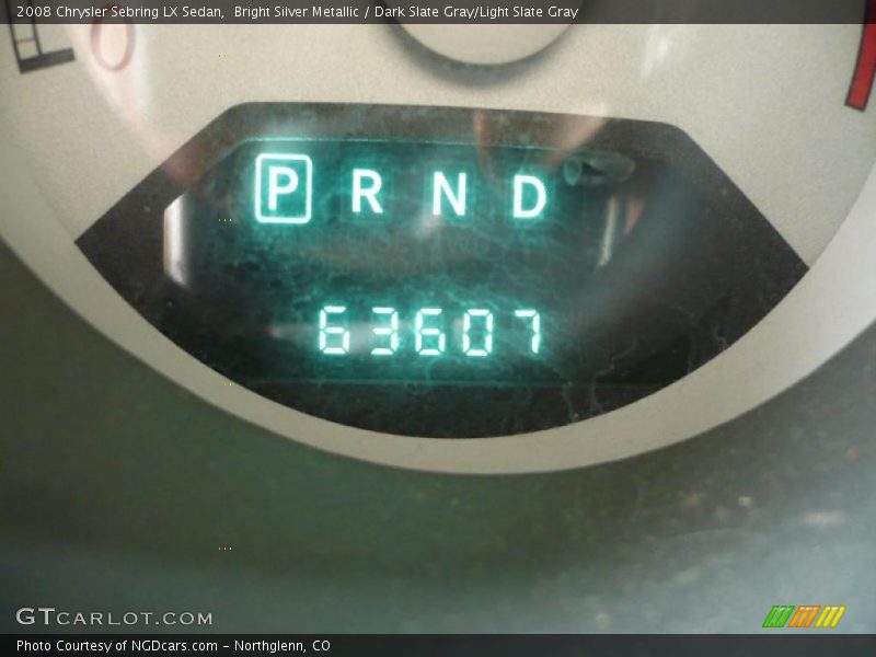 Bright Silver Metallic / Dark Slate Gray/Light Slate Gray 2008 Chrysler Sebring LX Sedan