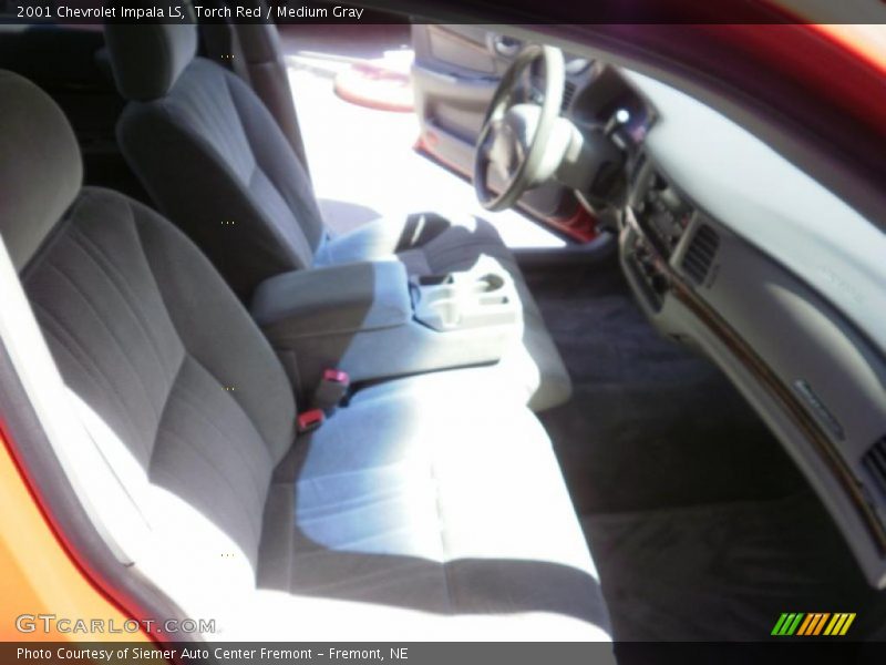 Torch Red / Medium Gray 2001 Chevrolet Impala LS