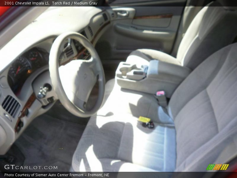 Torch Red / Medium Gray 2001 Chevrolet Impala LS
