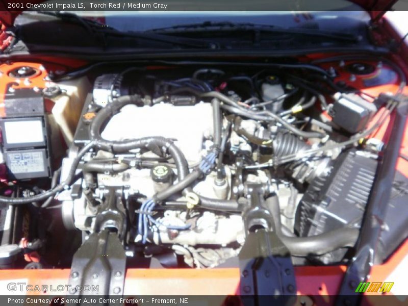 Torch Red / Medium Gray 2001 Chevrolet Impala LS