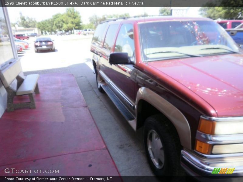 Dark Carmine Red Metallic / Neutral 1999 Chevrolet Suburban K1500 LT 4x4