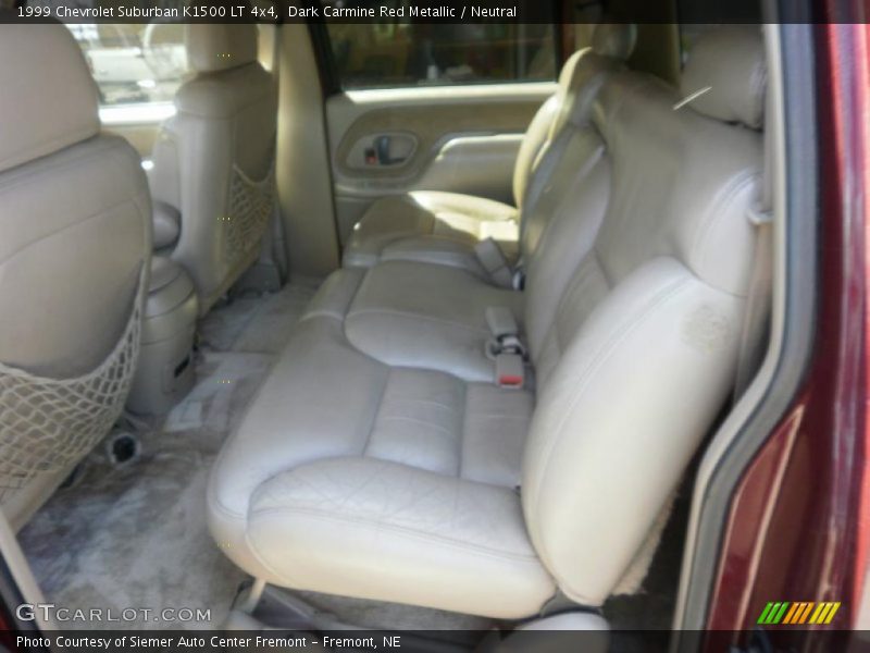 Dark Carmine Red Metallic / Neutral 1999 Chevrolet Suburban K1500 LT 4x4